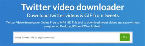 Twitter Video Downloader ビデオ ダウンローダー